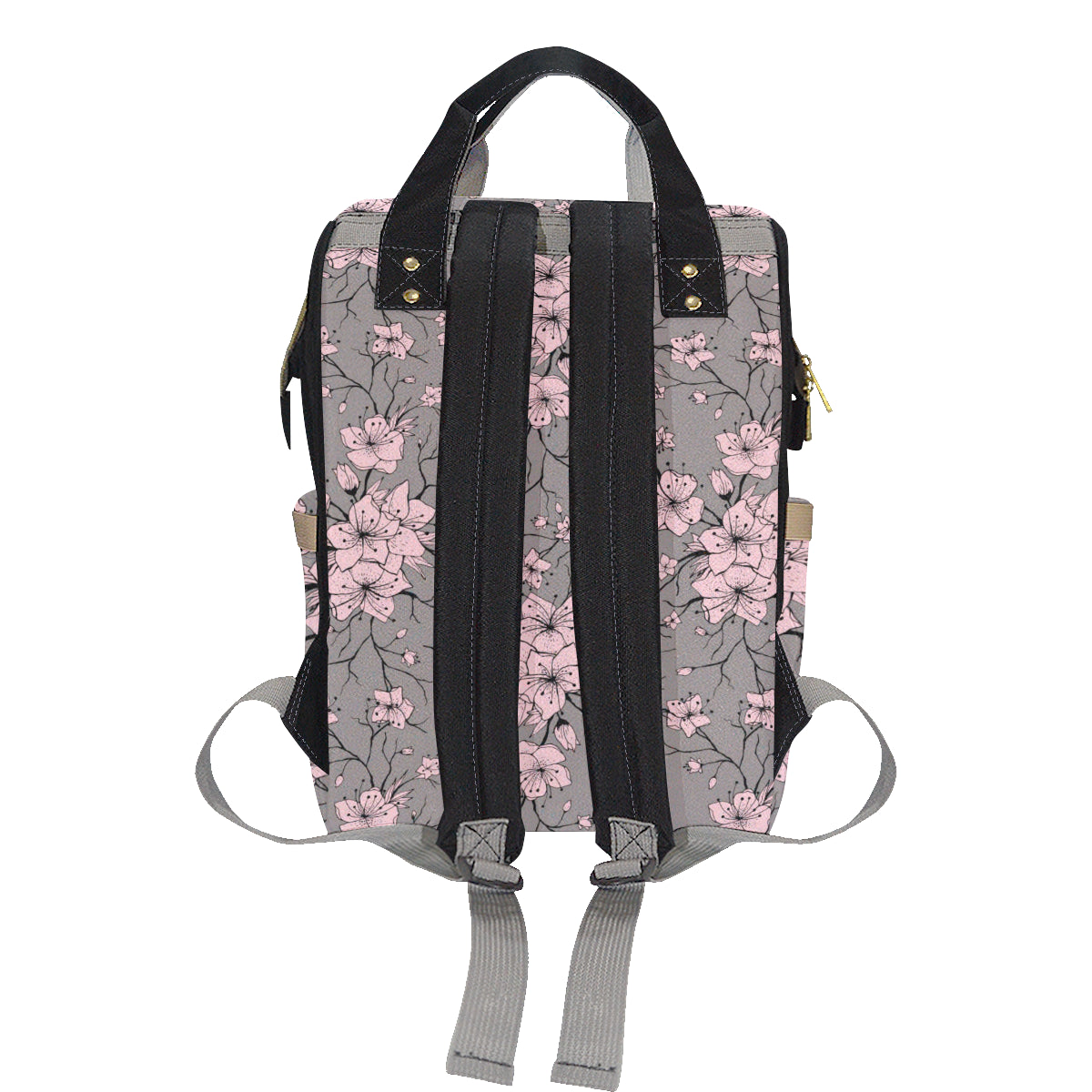 Cherry Blossom Pattern Print Design CB05 Diaper Bag Backpack