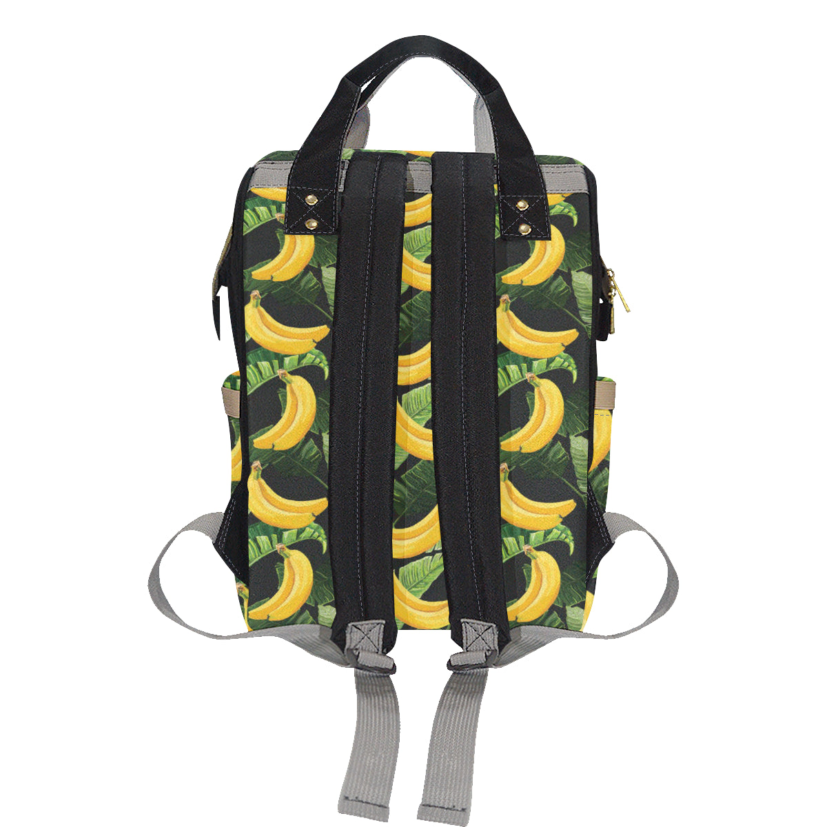 Banana Pattern Print Design BA01 Diaper Bag Backpack