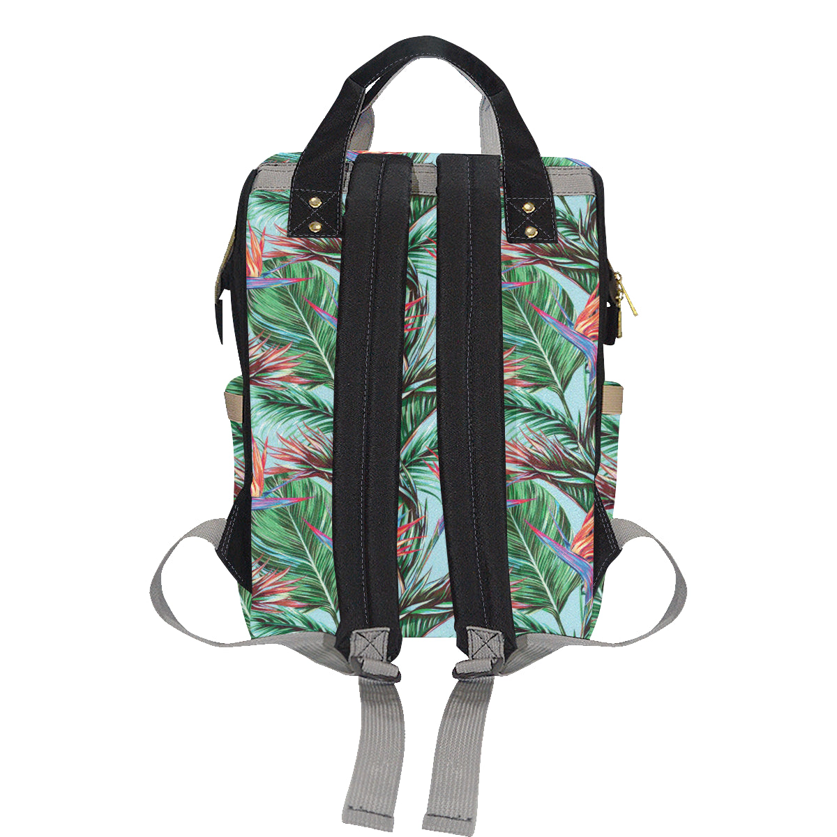 Bird Of Paradise Pattern Print Design BOP01 Diaper Bag Backpack