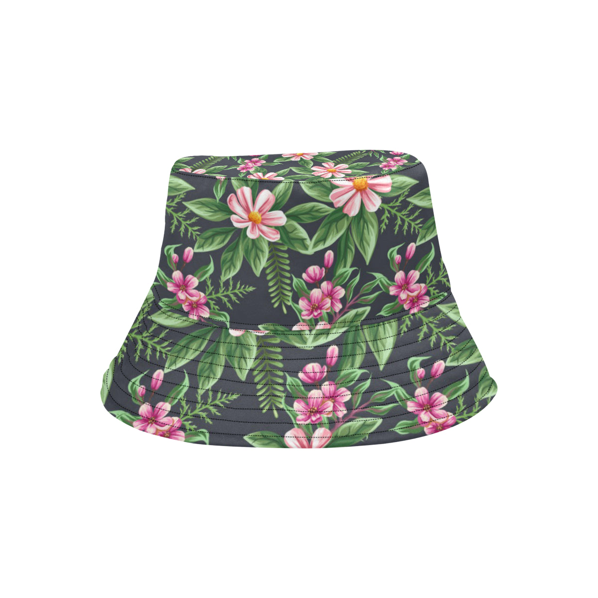 Summer Floral Pattern Print Design SF010 Unisex Bucket Hat