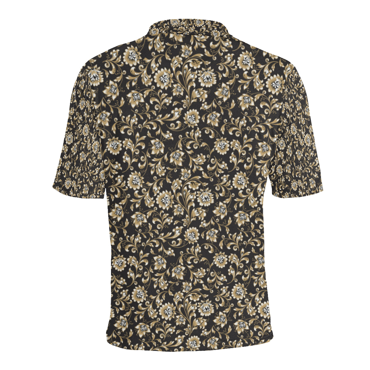 Brocade Pattern Print Design 03 Men Polo Shirt