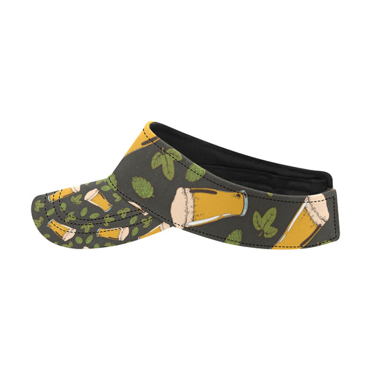 Beer Iris Pattern Print Design 02 Unisex Sun Visor