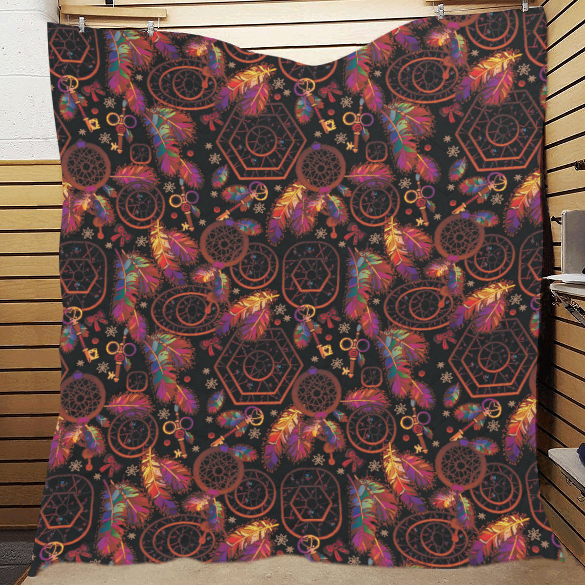 Dream catcher native american Premium Quilt