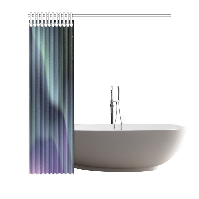 Aurora Borealis Pattern Print Design 01 Shower Curtain