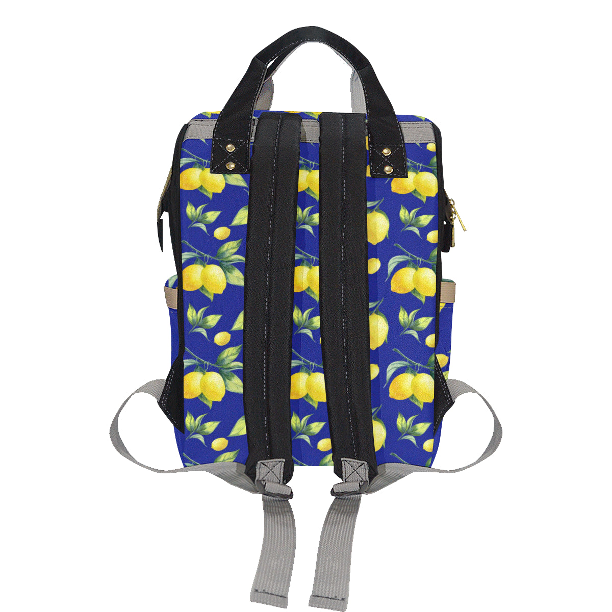 Lemon Pattern Print Design LM06 Diaper Bag Backpack