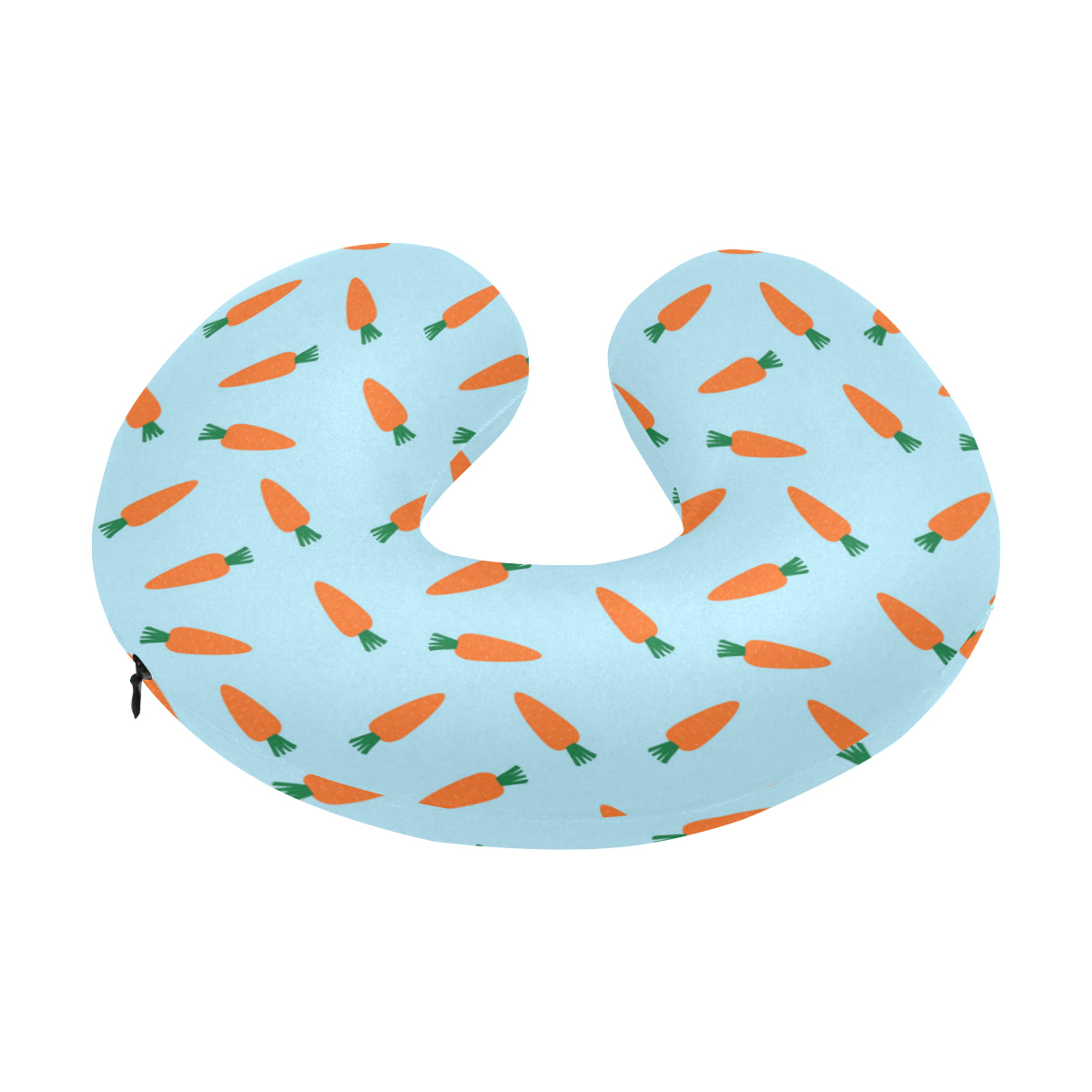 Carrot Pattern Print Design 03 U-Shaped Travel Neck Pillow