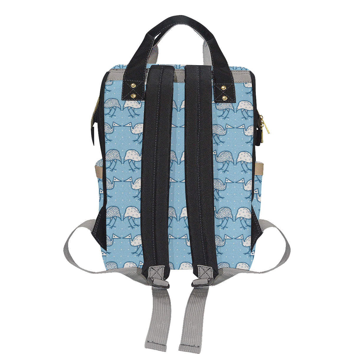 Emu Pattern Print Design 01 Diaper Bag Backpack