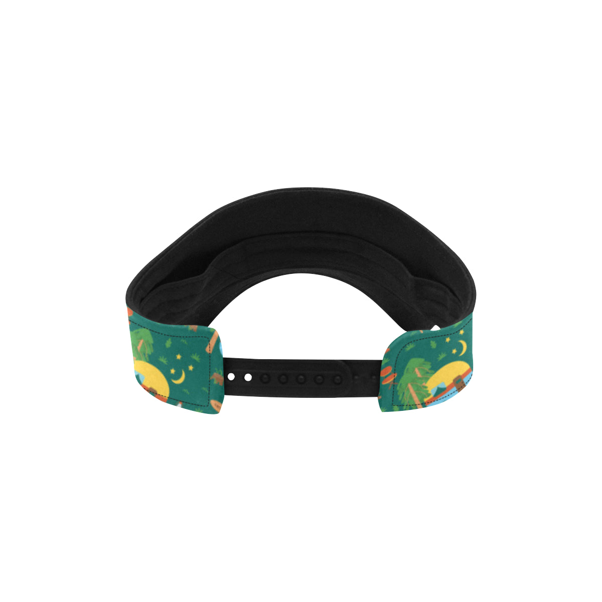 Camping Camper Pattern Print Design 06 Unisex Sun Visor