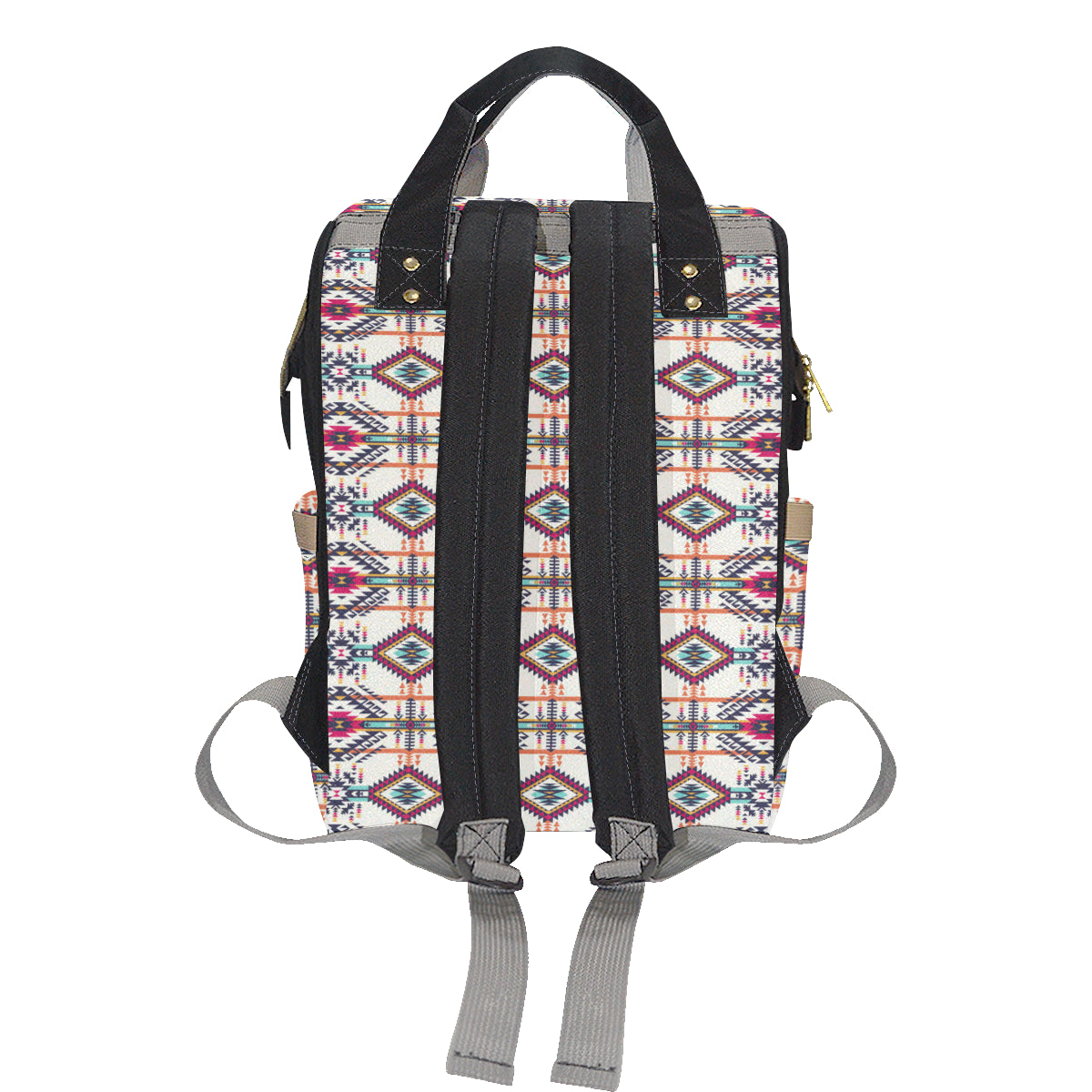Indian Navajo Art Themed Design Print Diaper Bag Backpack