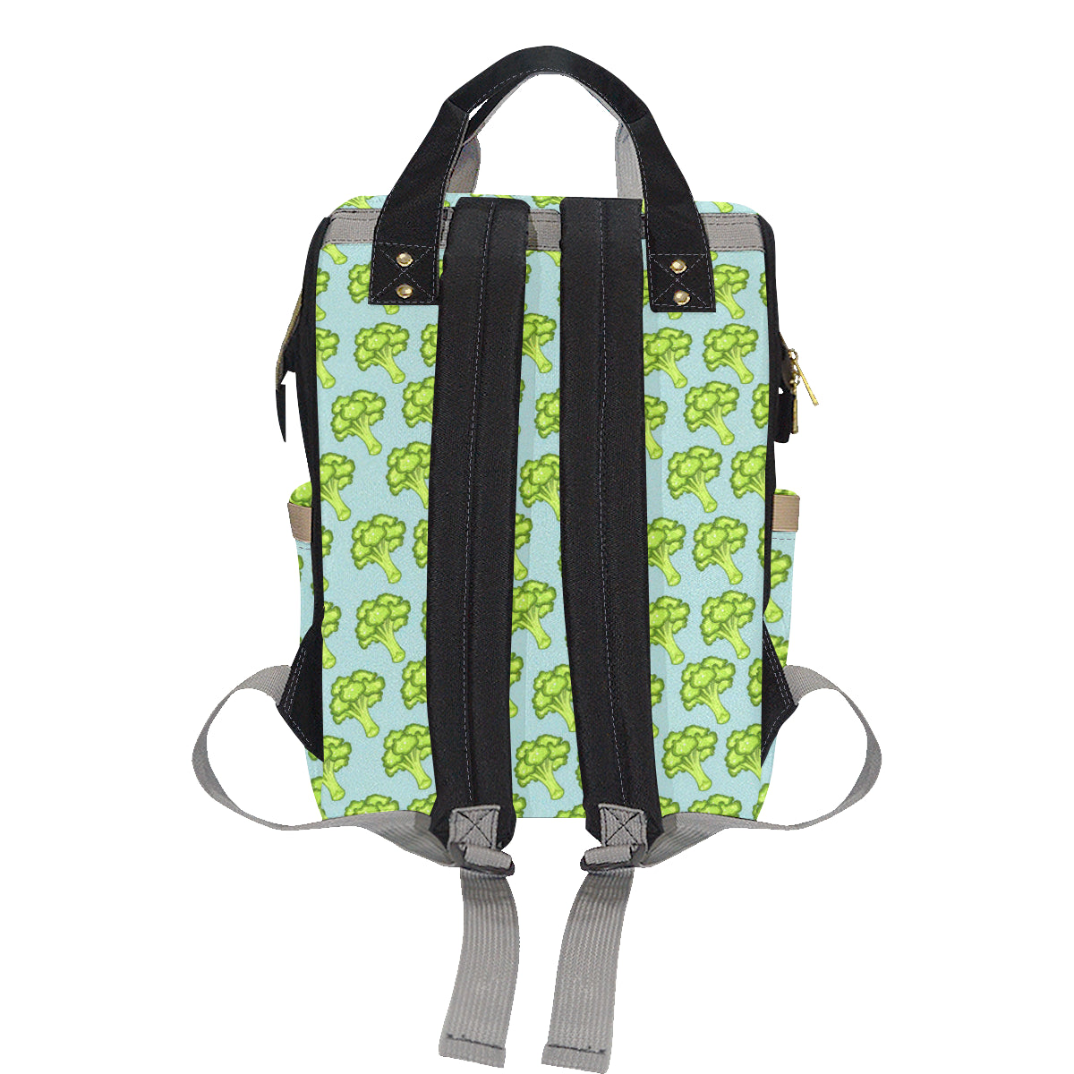 Broccoli Pattern Print Design 02 Diaper Bag Backpack
