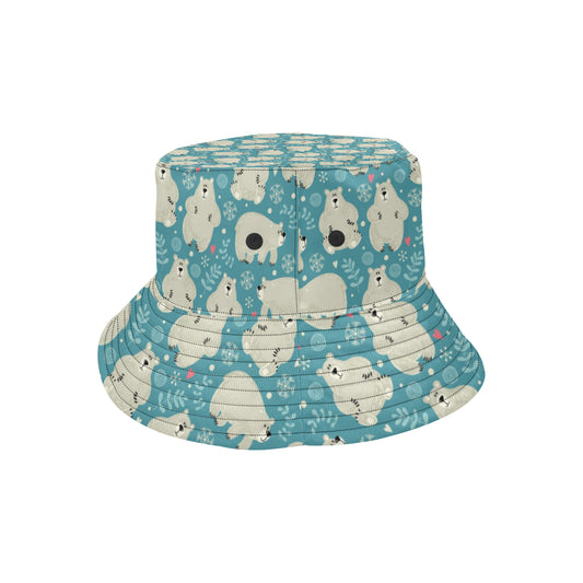 Bear Pattern Print Design BE04 Unisex Bucket Hat