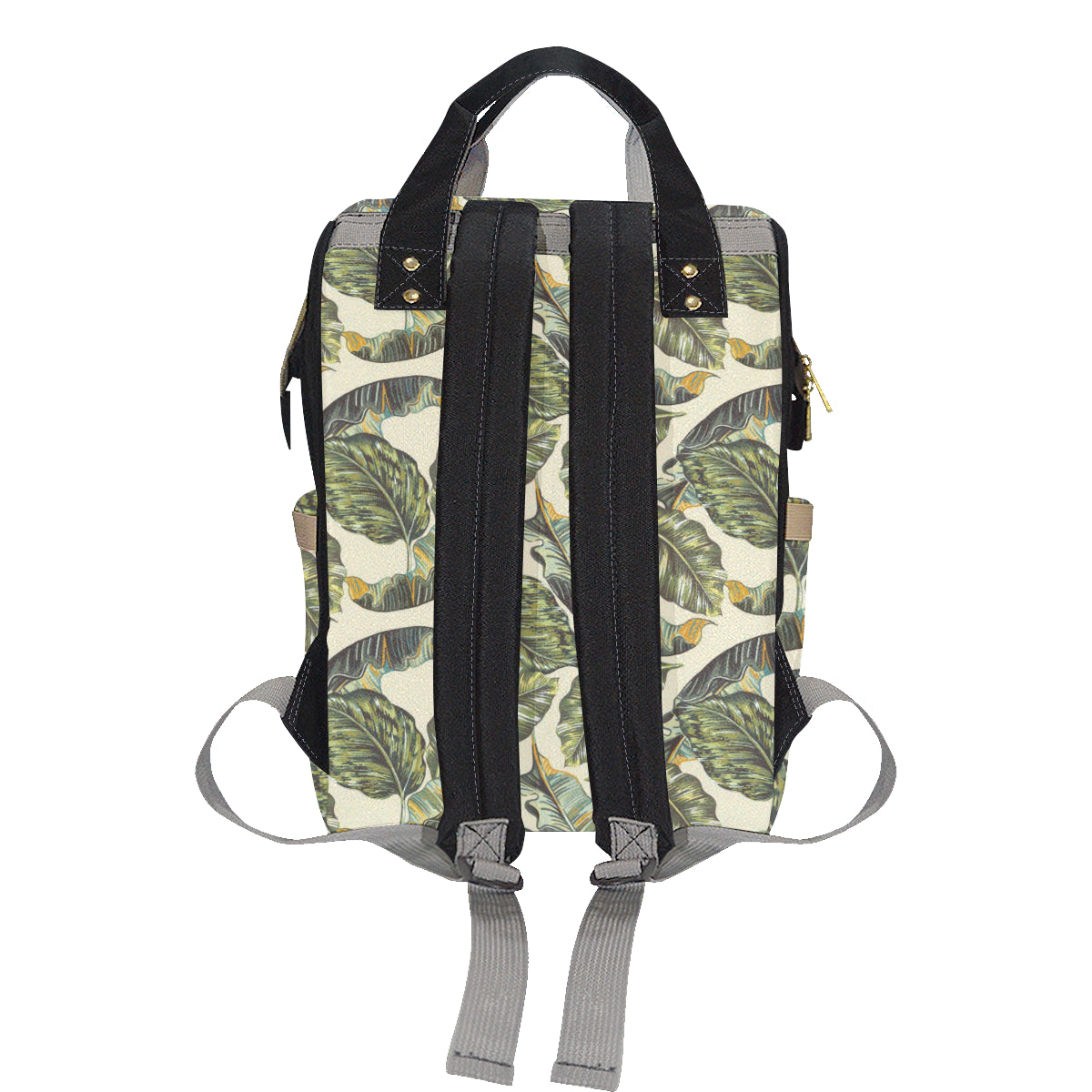 Banana Leaf Pattern Print Design BL08 Diaper Bag Backpack