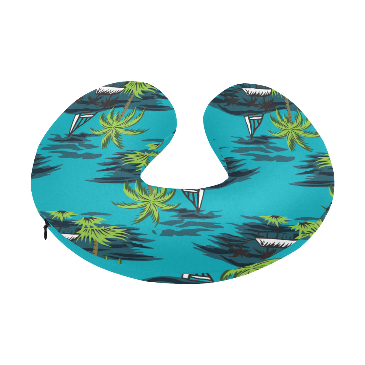 Pacific island Pattern Print Design A01 U-Shaped Travel Neck Pillow