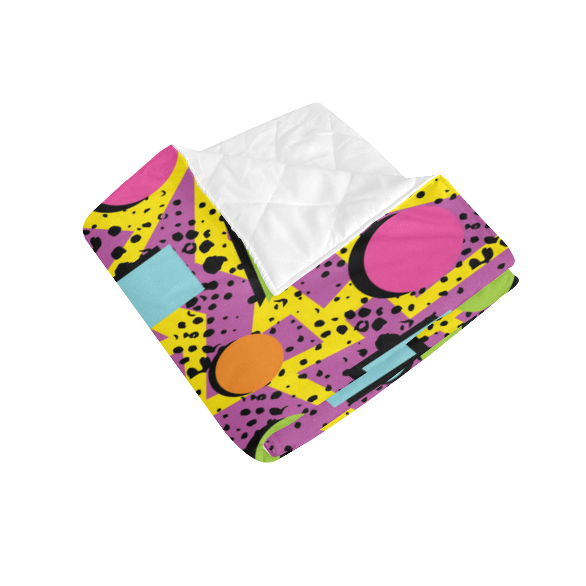 80s Pattern Print Design 1 Premium Quilt