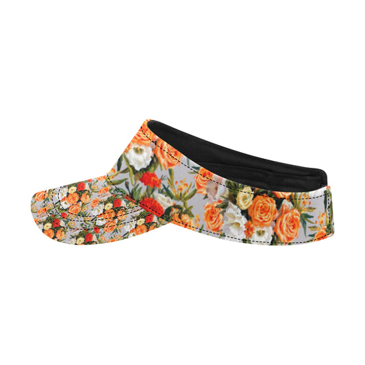 Lisianthus Pattern Print Design LT04 Unisex Sun Visor