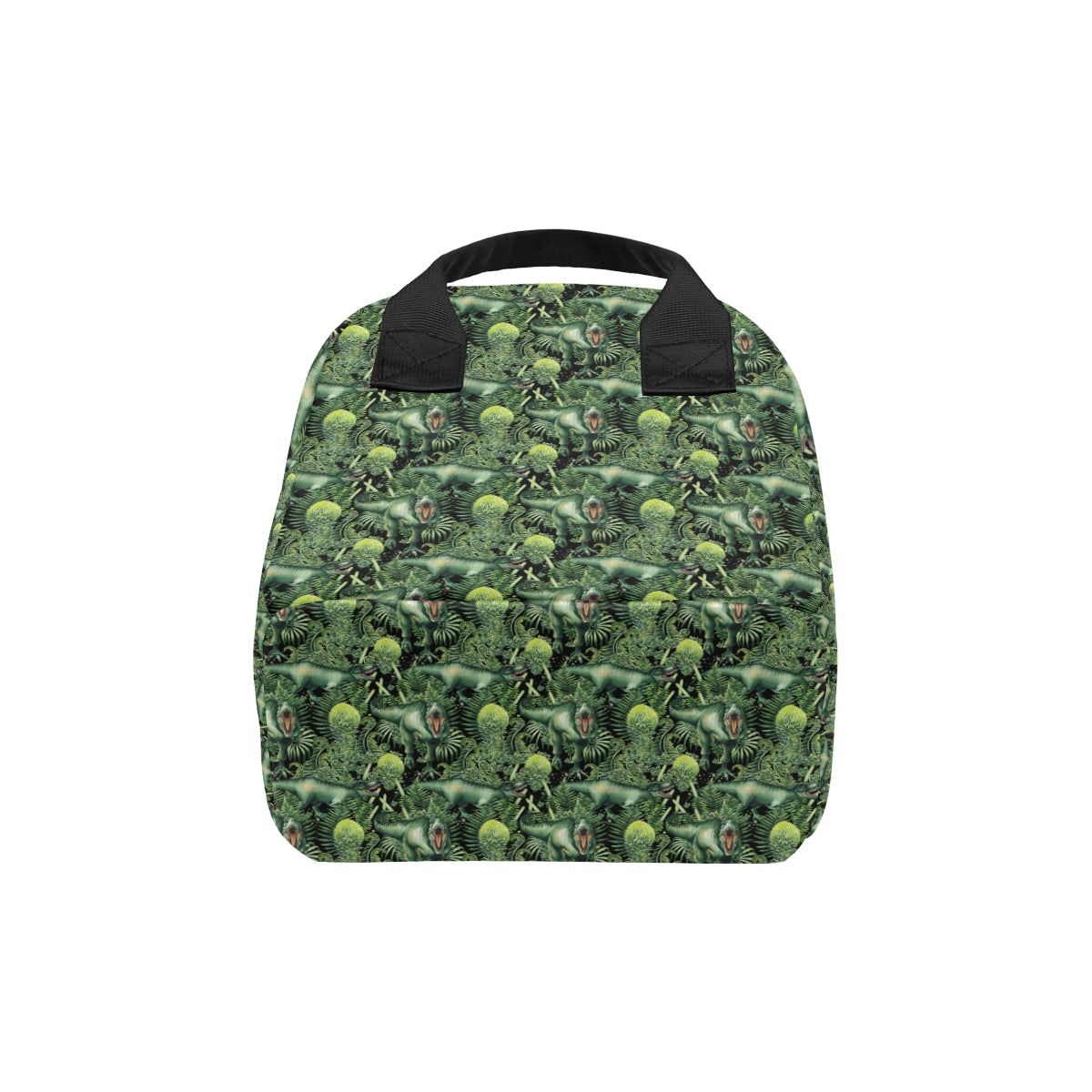 Dinosaur T Rex Print Pattern Insulated Lunch Bag