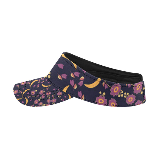 Anemone Pattern Print Design AM012 Unisex Sun Visor