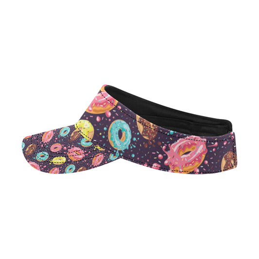 Donut Pattern Print Design DN03 Unisex Sun Visor
