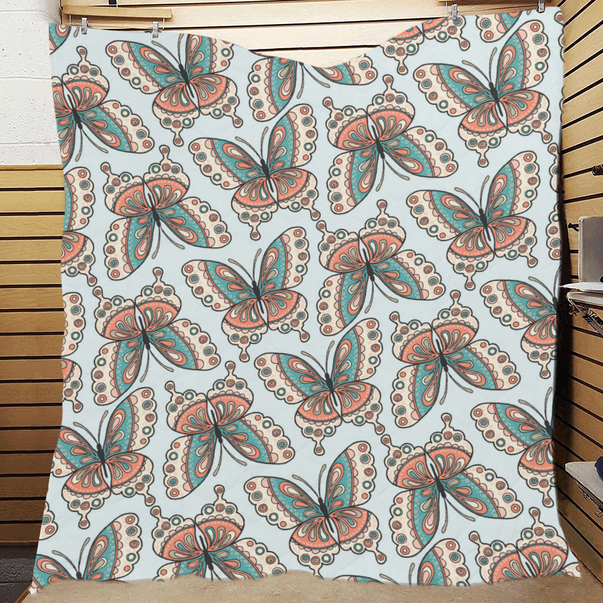 Butterfly Pattern Premium Quilt