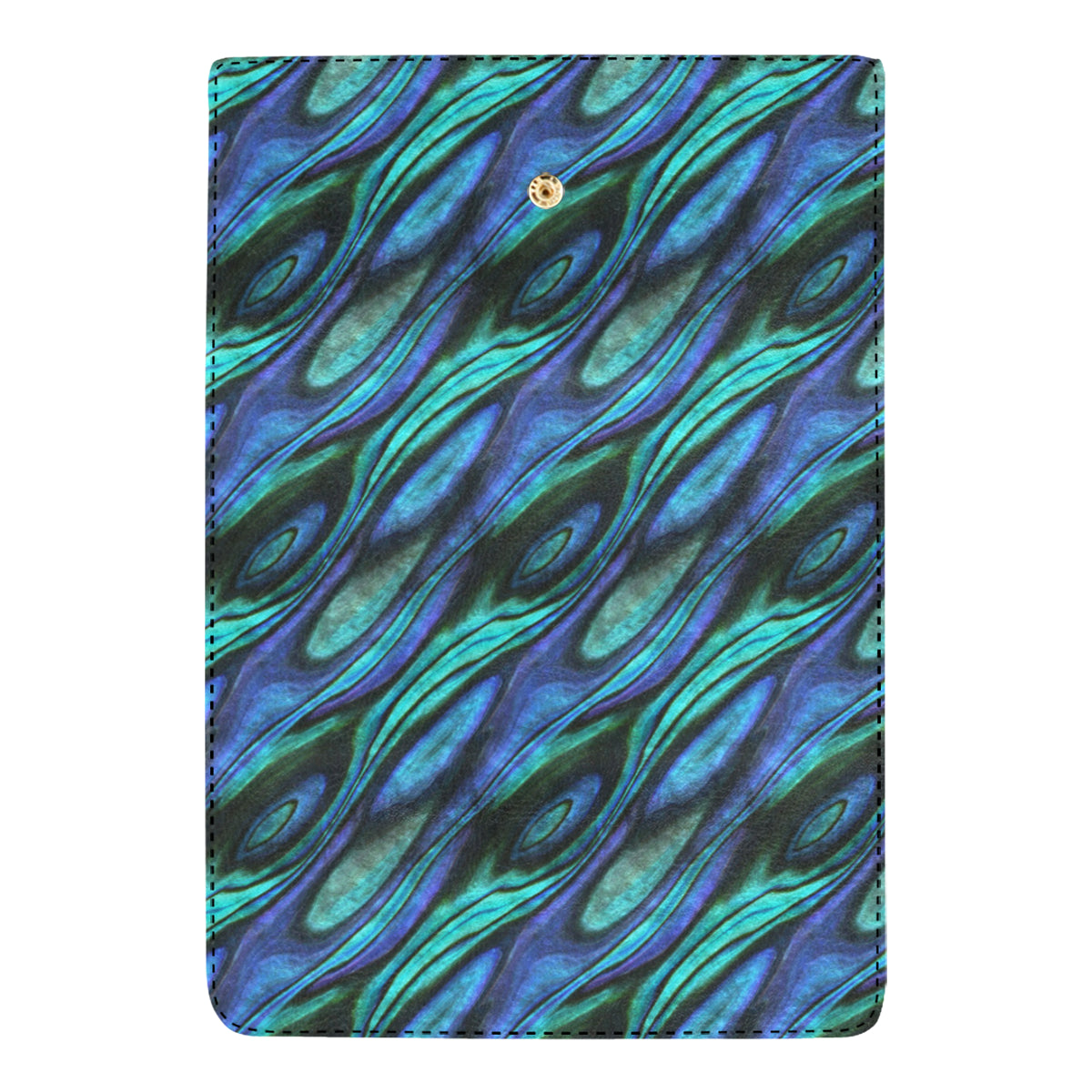 Abalone Pattern Print Design 03 Women's Trifold Wallet