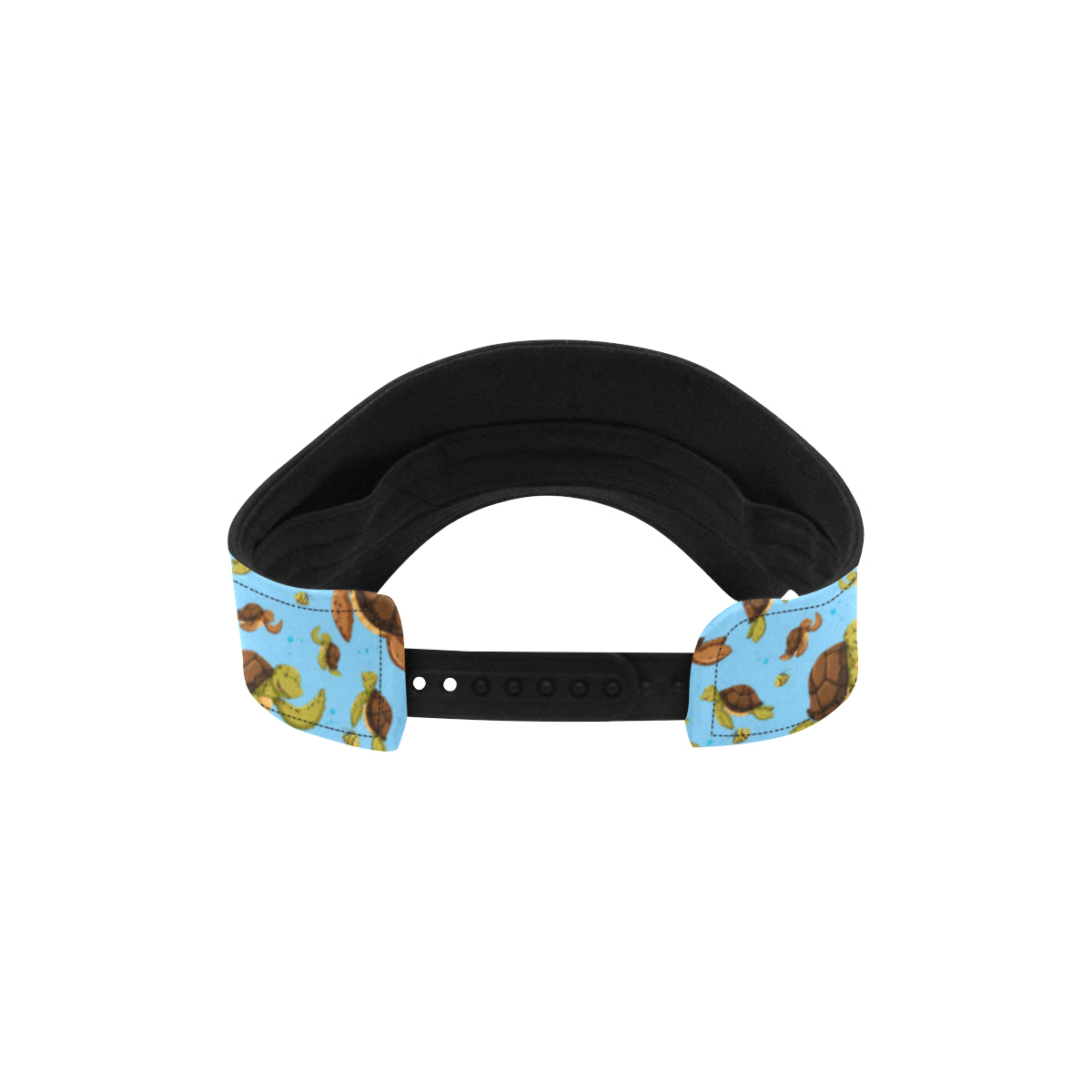 Hello Sea Turtle Print Pattern Unisex Sun Visor