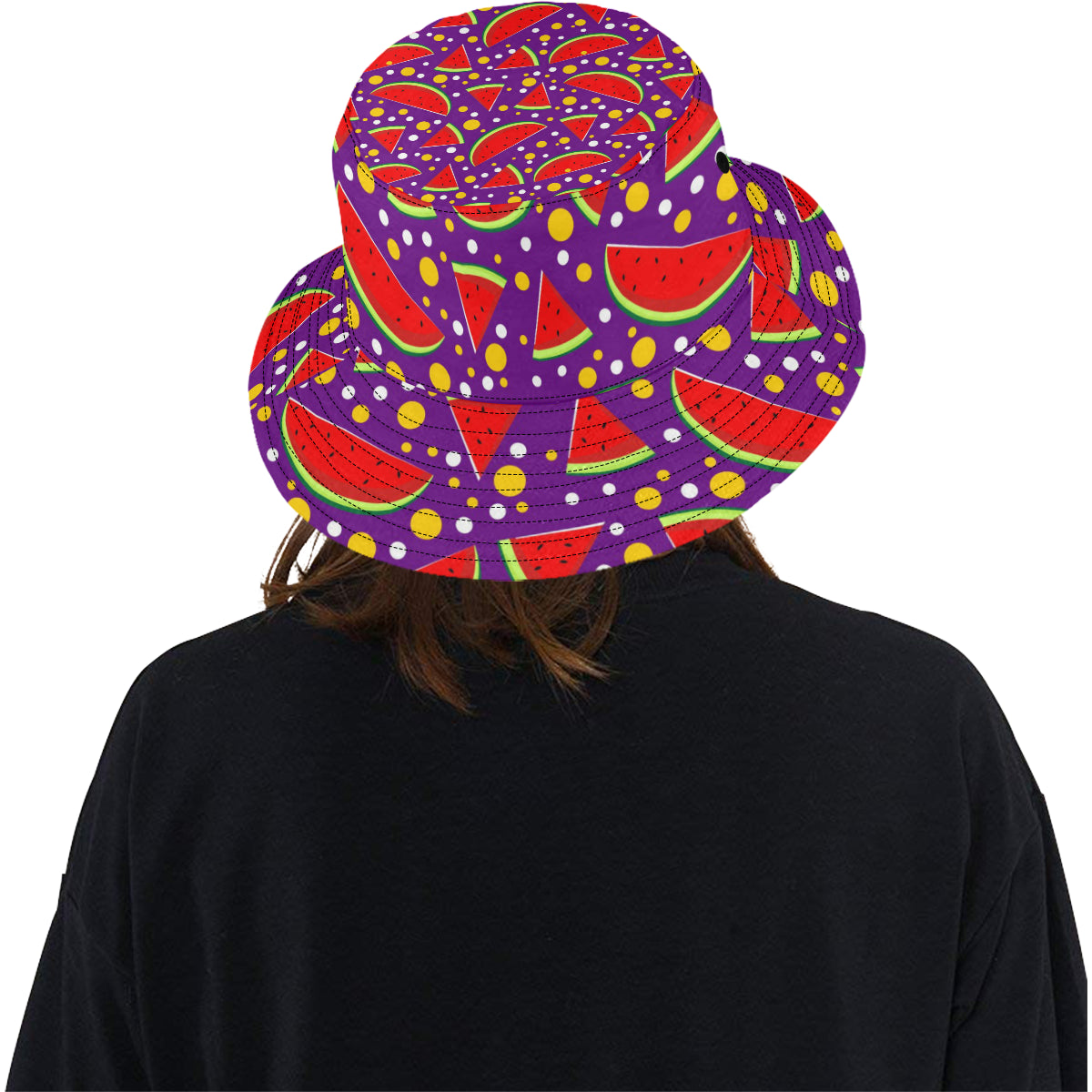 Watermelon Pattern Print Design WM010 Unisex Bucket Hat