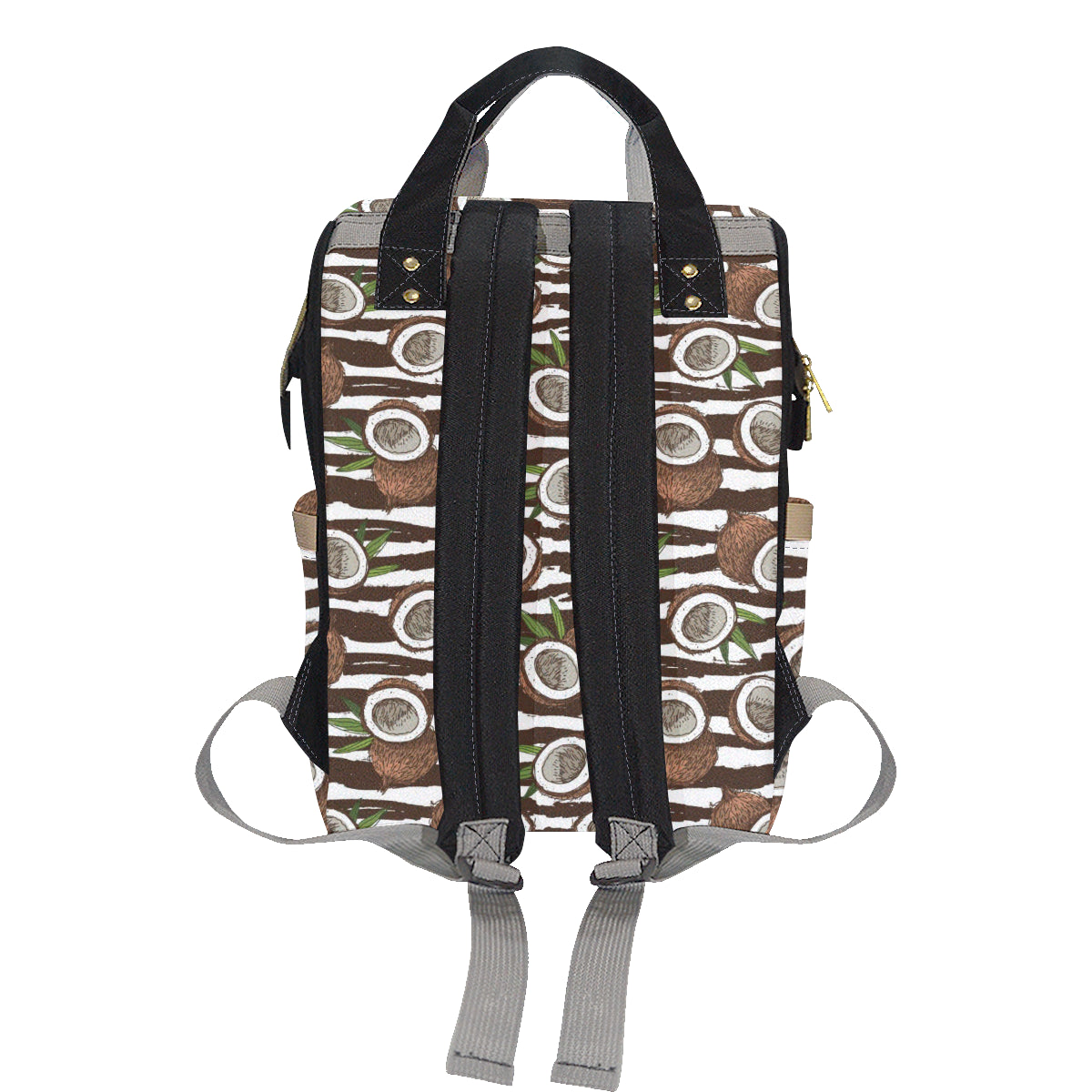 Coconut Pattern Print Design CN04 Diaper Bag Backpack
