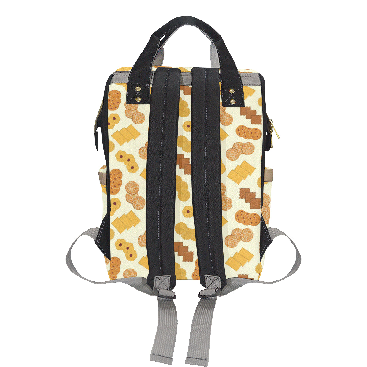 Cookie Pattern Print Design 06 Diaper Bag Backpack