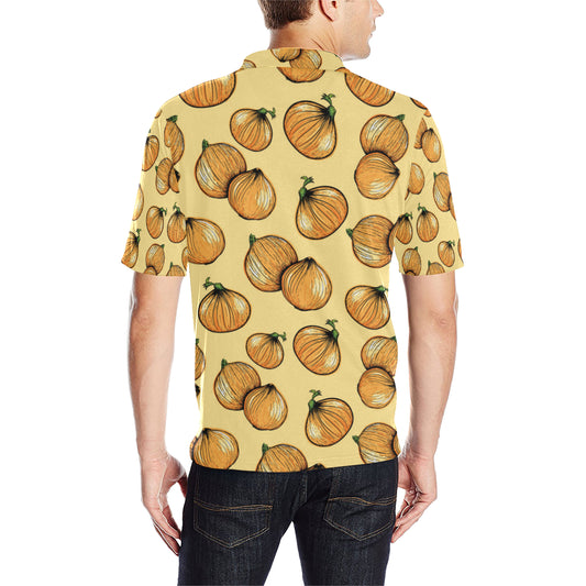 Onion Pattern Print Design A04 Men Polo Shirt