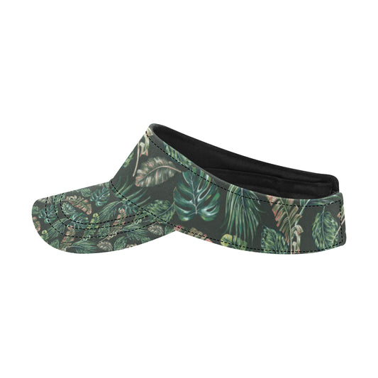 Banana Leaf Pattern Print Design 05 Unisex Sun Visor