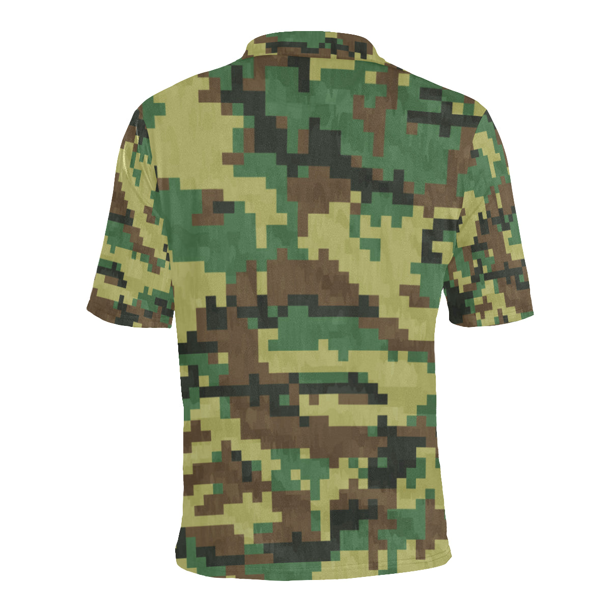 ACU Army Digital Pattern Print Design 02 Men Polo Shirt