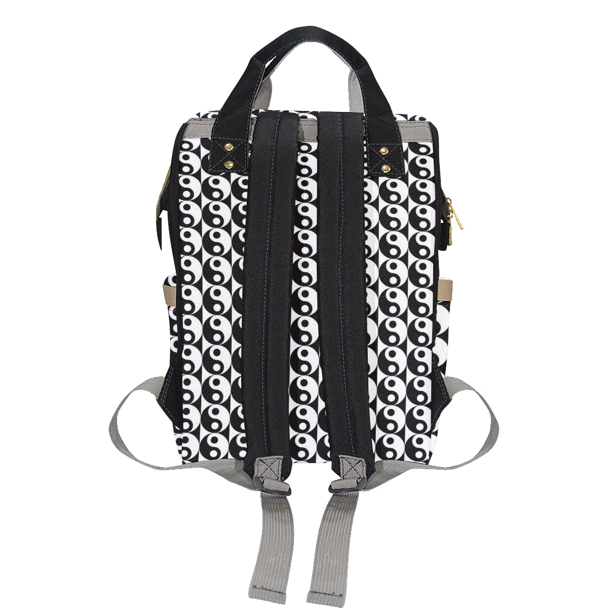 Yin Yang Classic Pattern Design Print Diaper Bag Backpack