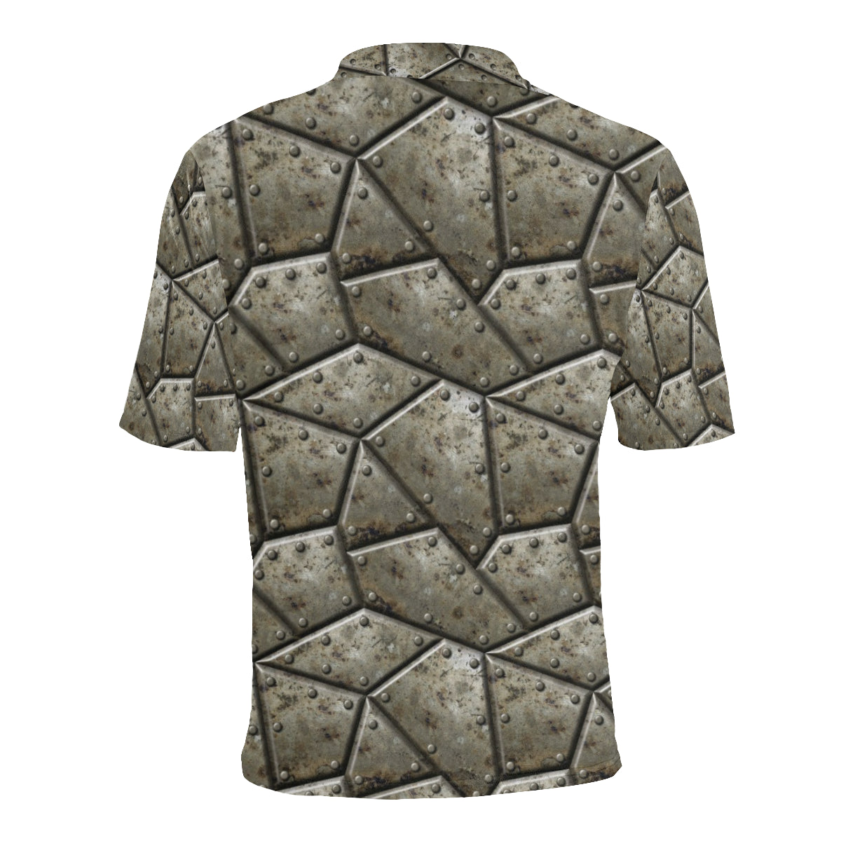 Armor Pattern Print Design 01 Men Polo Shirt