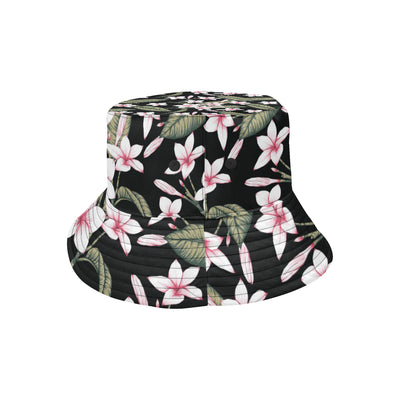 Plumeria Pattern Print Design PM021 Unisex Bucket Hat