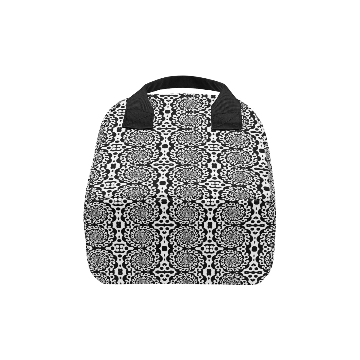 Yin Yang Spiral Design Print Insulated Lunch Bag