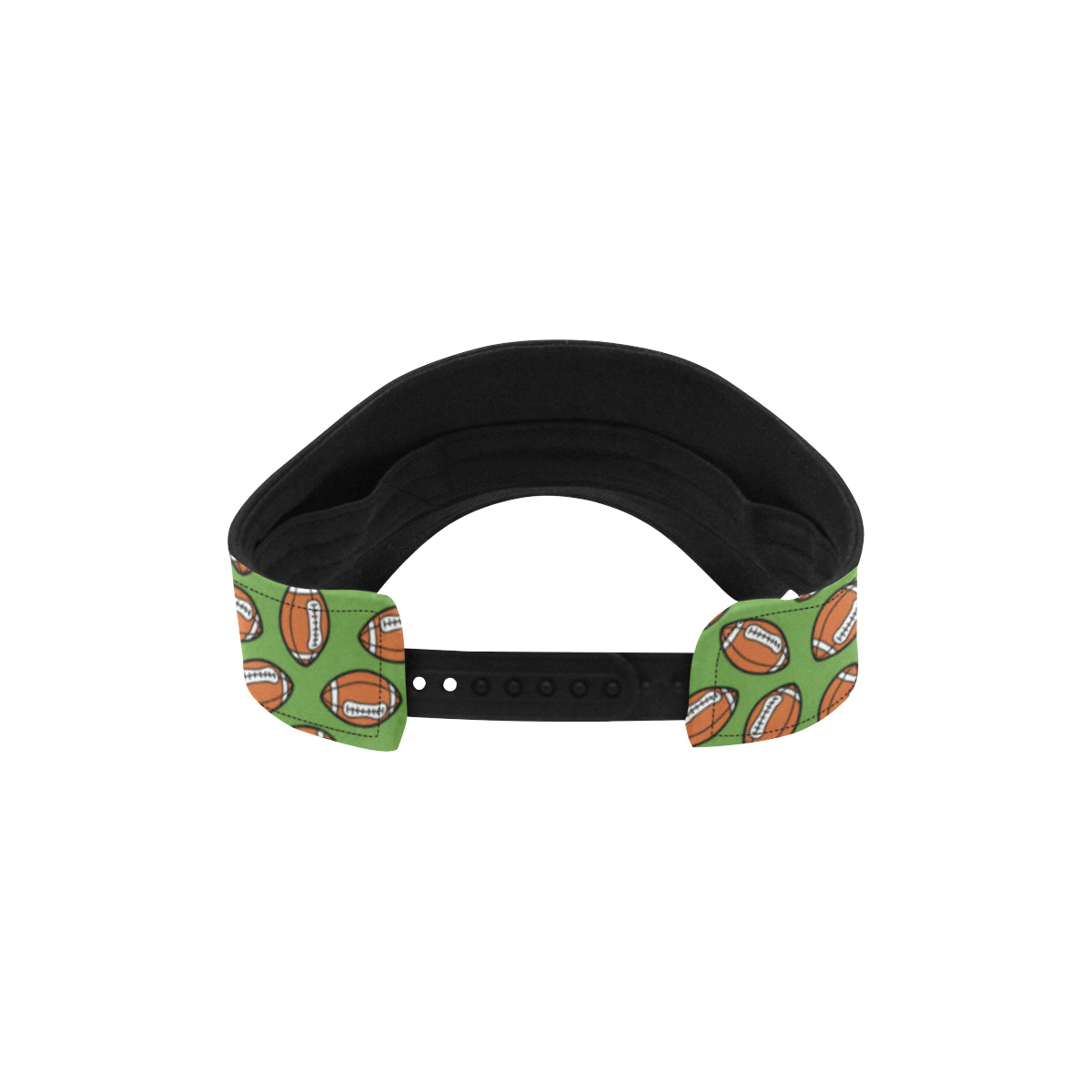 American Football on Green Design Unisex Sun Visor