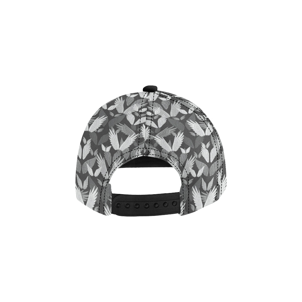 Angel Wings Pattern Design Themed Print Snapback Cap