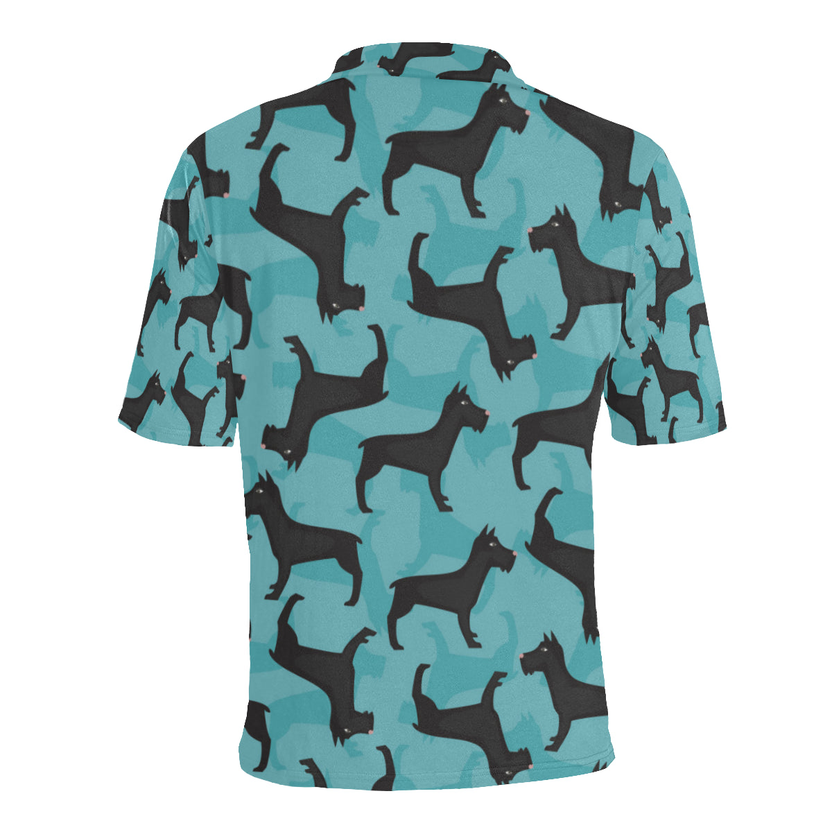 Schnauzers Pattern Print Design A01 Men Polo Shirt