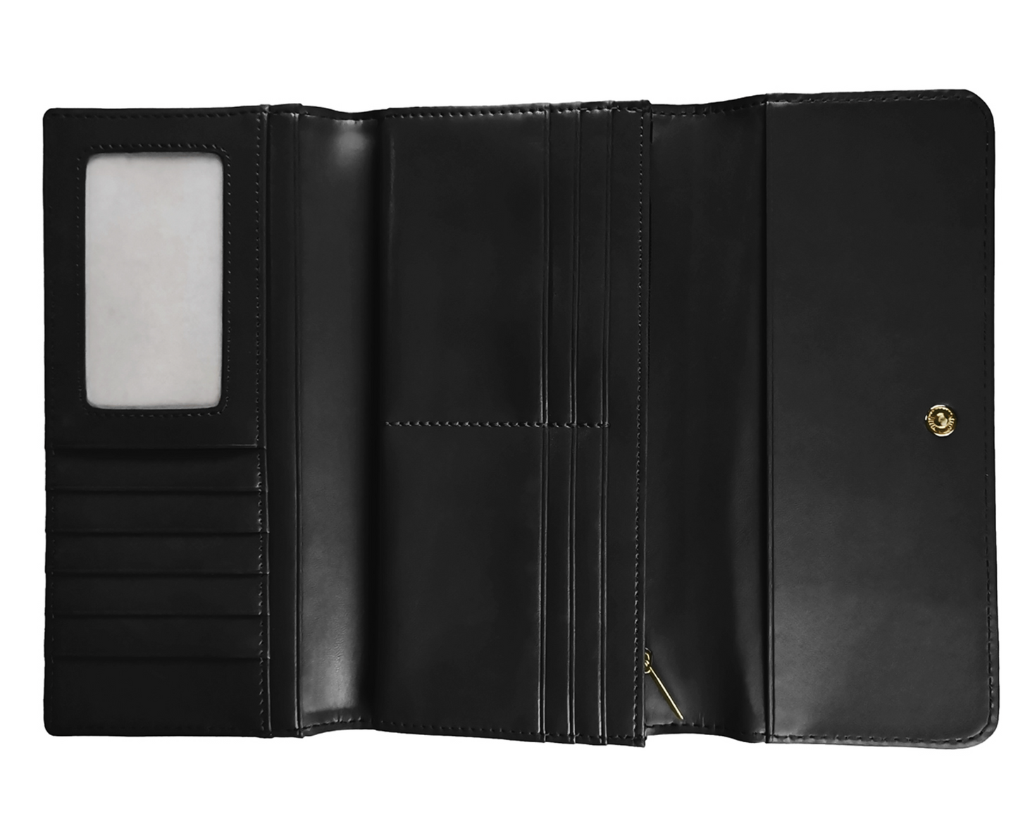 Plaid Red Pattern Print Design A03 Women's Trifold Wallet