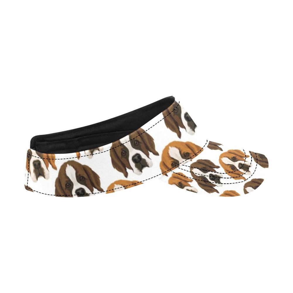 St Bernards Print Design LKS301 Unisex Sun Visor