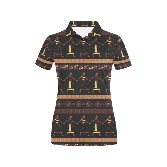 Ancient Greek Human Print Design LKS306 Women's Polo Shirt