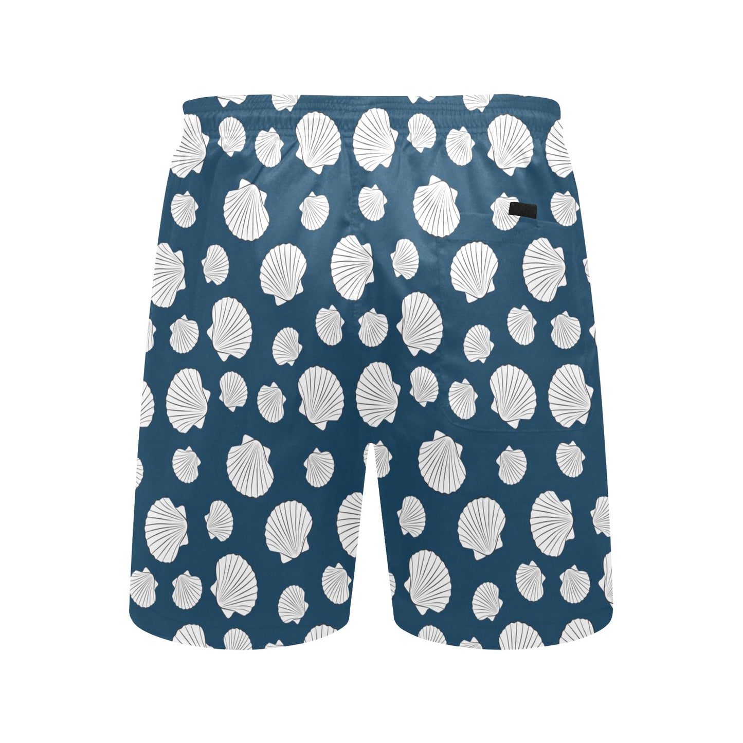 Seashell Print Design LKS3012 Men's Swim Trunks Beach Shorts