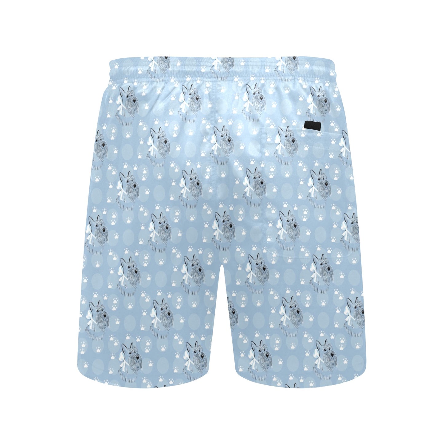 Scottish Terriers Print Design LKS308 Men's Swim Trunks Beach Shorts