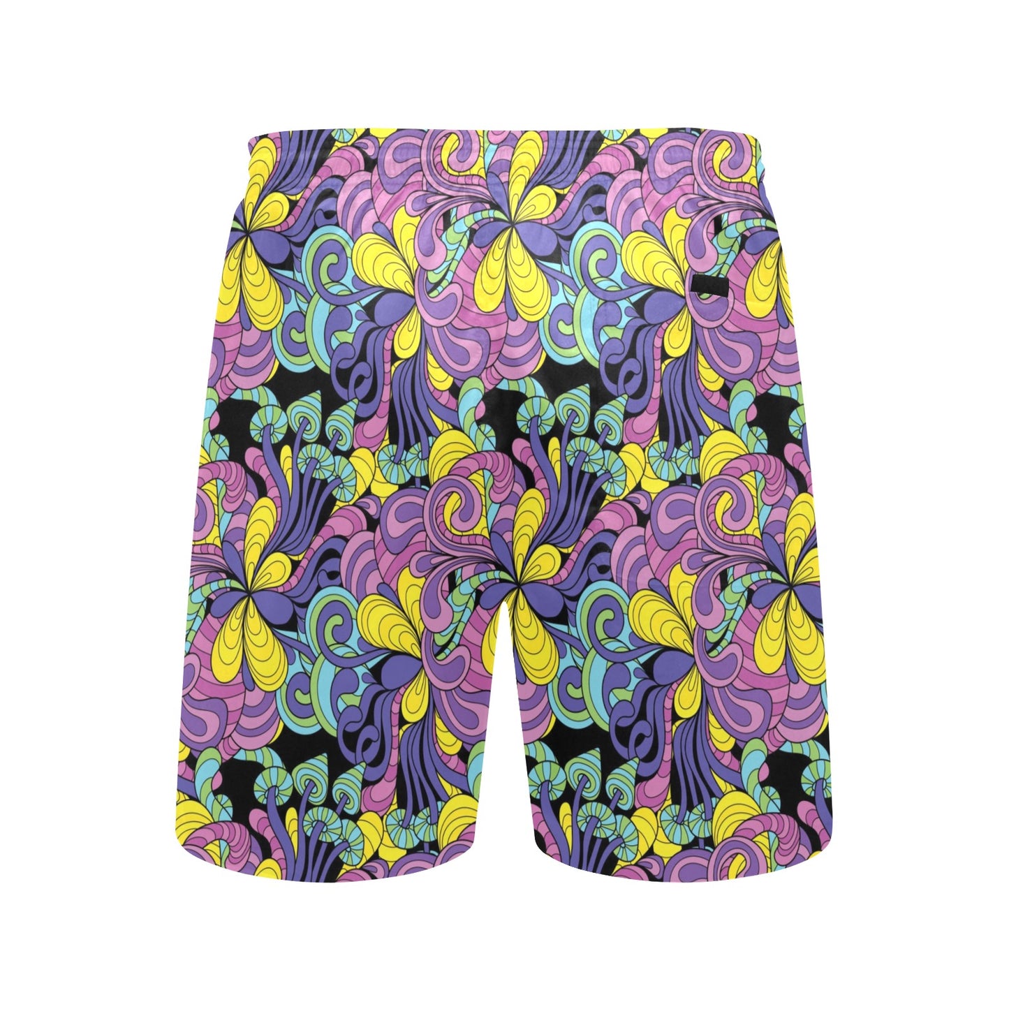 Trippy Print Design LKS305 Men's Swim Trunks Beach Shorts