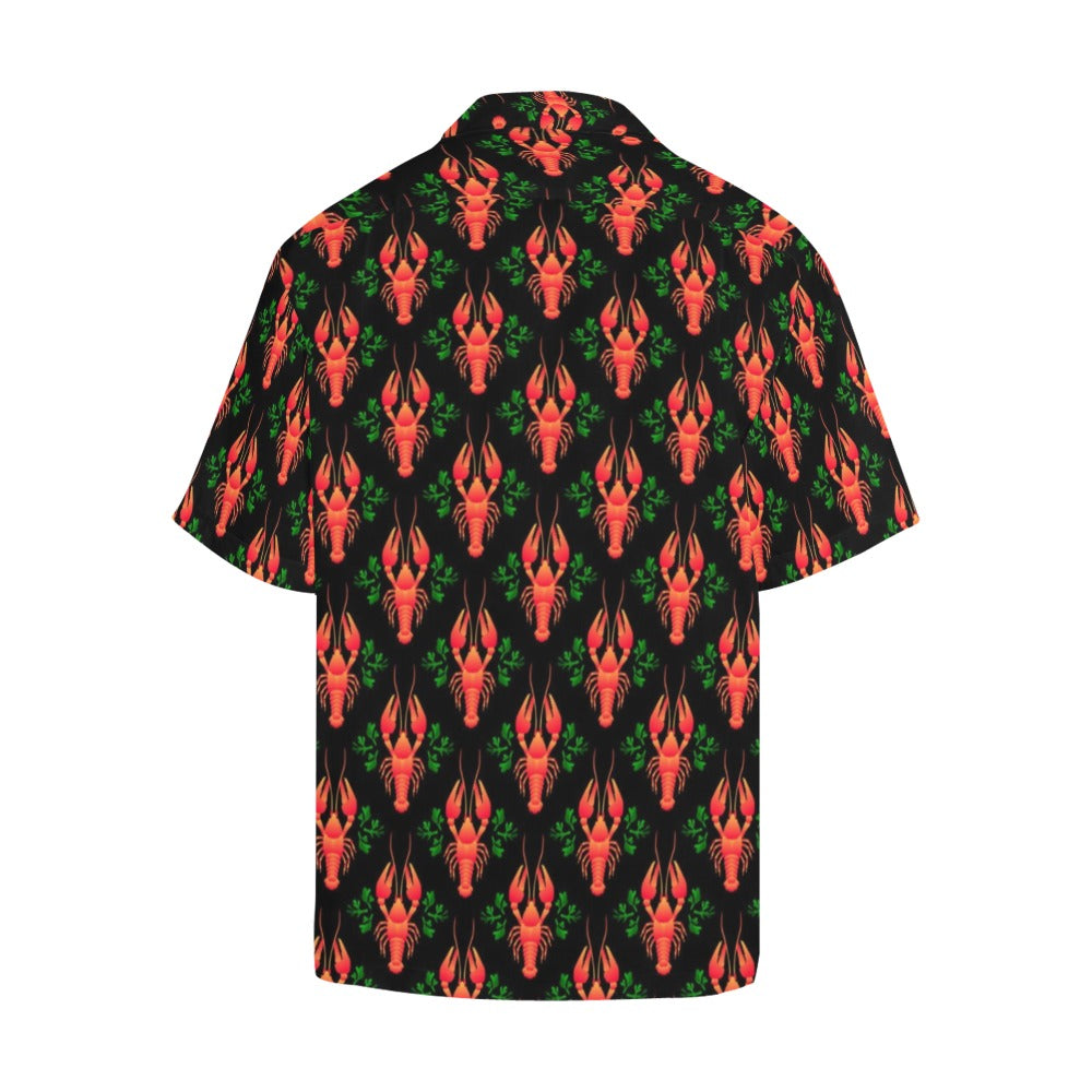 Lobster Print Design LKS403 Men's Men's Hawaiian Shirt