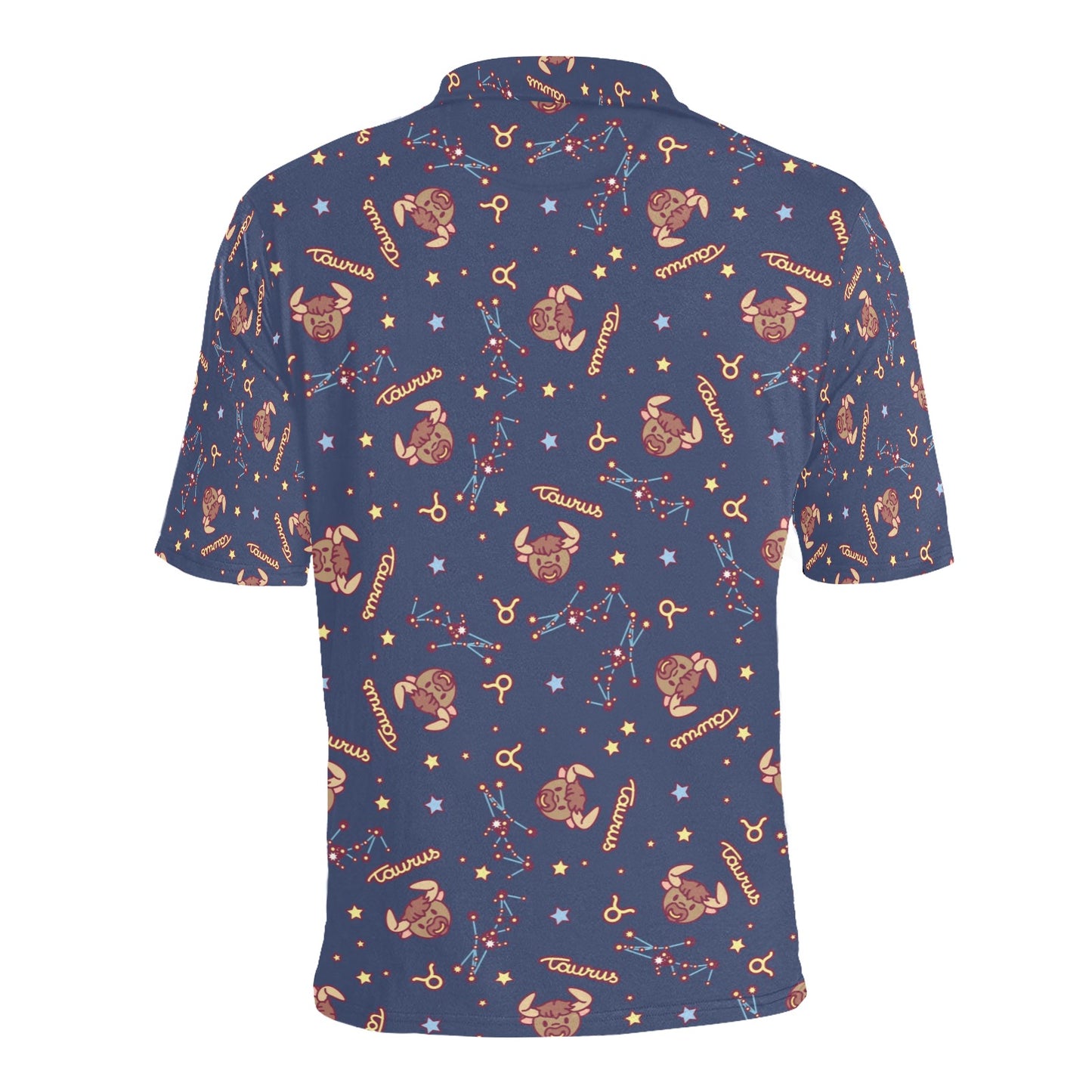 Taurus Print Design LKS304 Men Polo Shirt