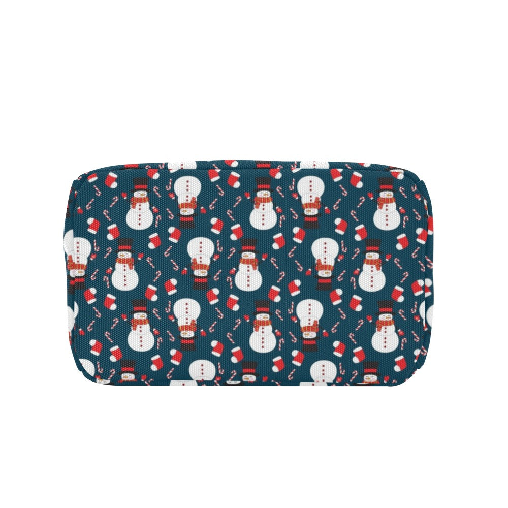 Snowman Print Design LKS301 Insulated Lunch Bag