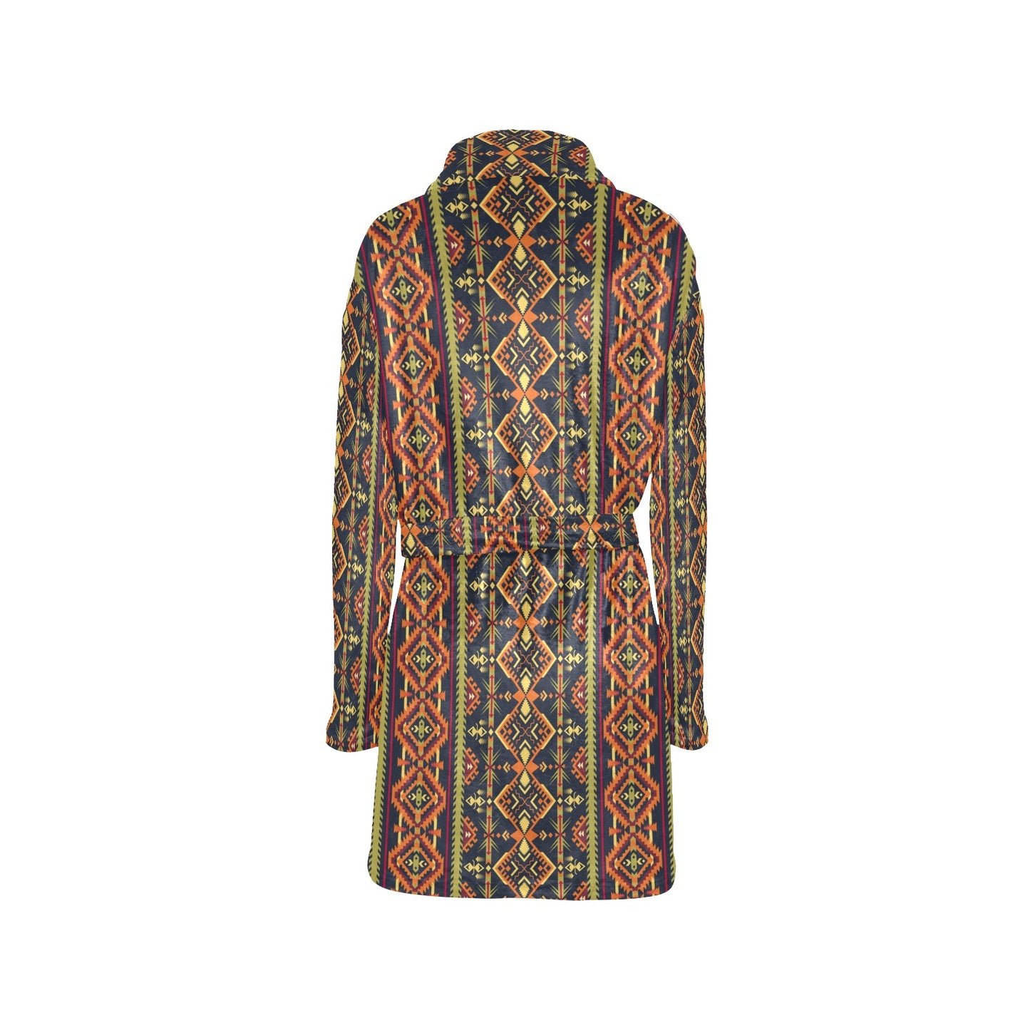 Kente Classic Design African Print Women's Fleece Robe