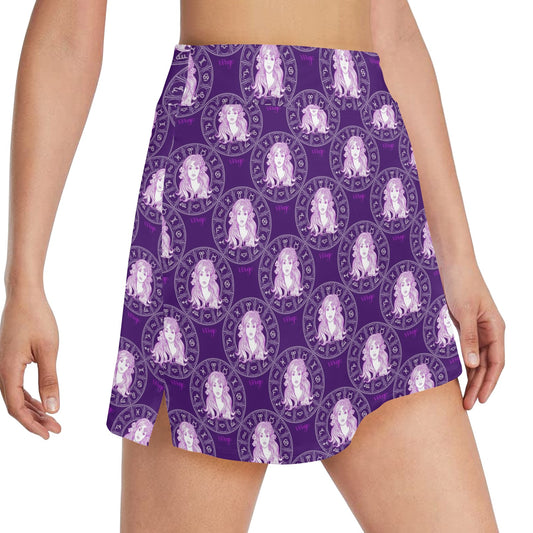Virgo Print Design LKS301 17" Golf & Pickleball Skort with Pockets