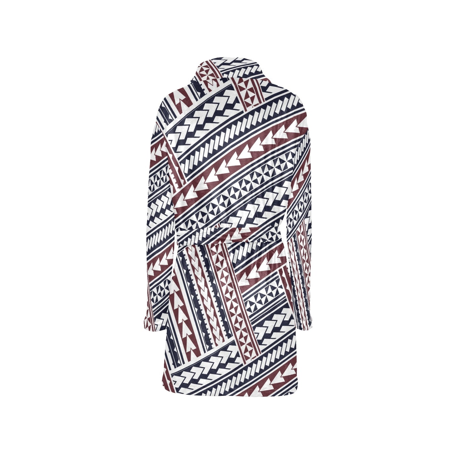 Polynesian Tribal line Women's Fleece Robe
